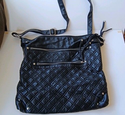 Atmosphere black quilted faux - atmosphere,