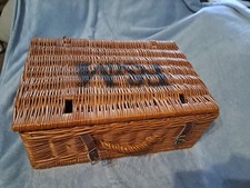 F&M Large Fortnum & Mason Wicker Storage Hamper  Empty Basket