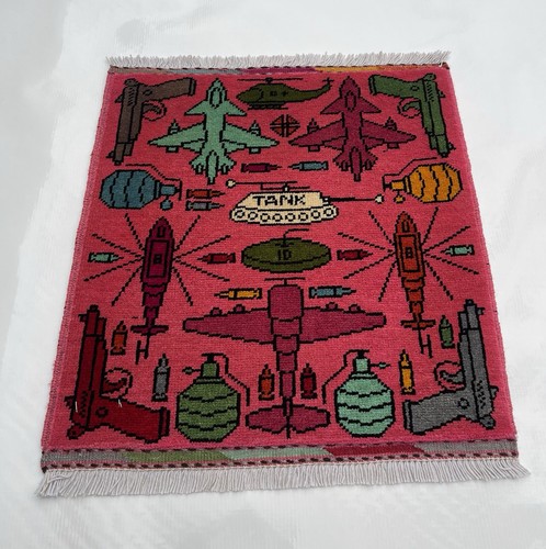 293 handmade rug mini war - #293,