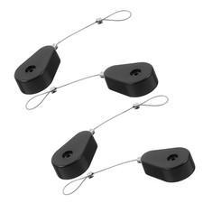  4 Pcs Telescopic Anti-theft Cable Box Tie Lock Gaming Controller Tether