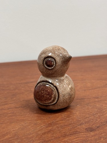 Studio pottery bird figurine - studio,