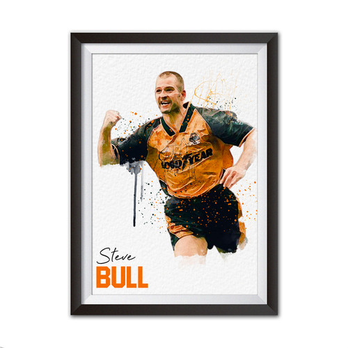 Steve bull watercolor - bull, a4