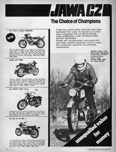 1975 jawa twin - jawa,