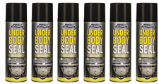 6X Underseal Black Spray Can 400ml For Car Underbody Protection, Rustproof Paint