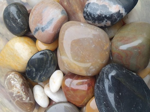 River rock stones 950kg - rock, 2.950kg