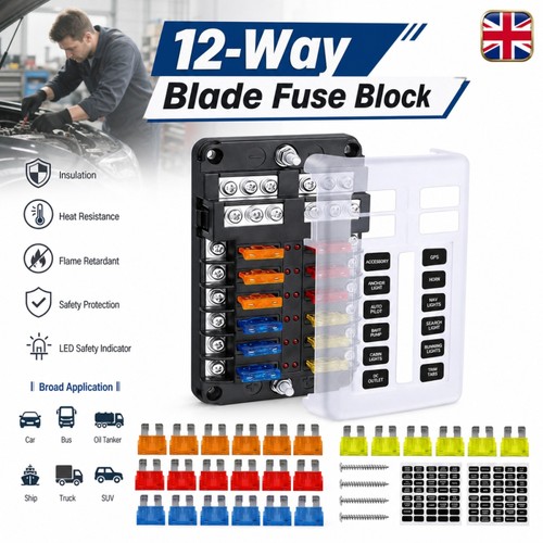 Way blade fuse - 12, box