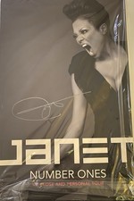 Janet Jackson Signed  Number Ones Tour  VIP Package Poster