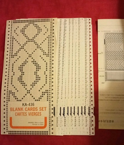 Brother blank punchcards set - blank,