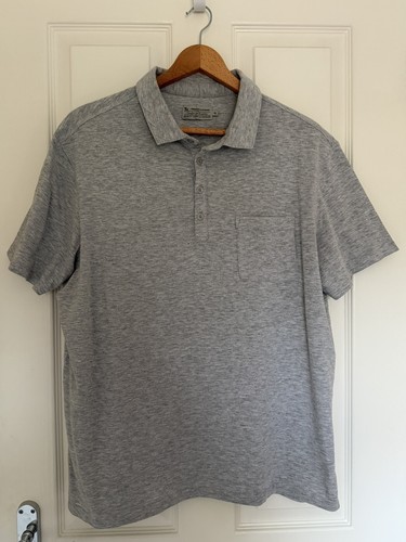 Grey cotton mix polo - polo, shirt