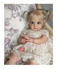 60CM Maggie Handmade High Quality Soft Vinyl Silicone Reborn Toddler Detailed