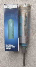Erbauer Diamond Core masonry drill bit 52mm with SDS Arbor and drill guide