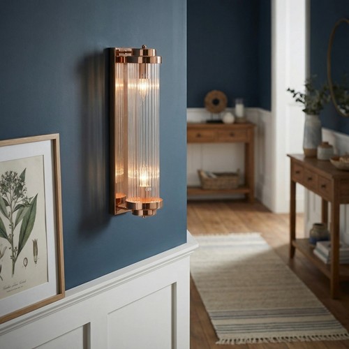 Art deco ribbed - ribbed, glass