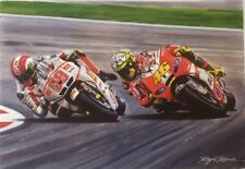 Valentino Rossi & Marco Simoncelli Motorcycle Print
