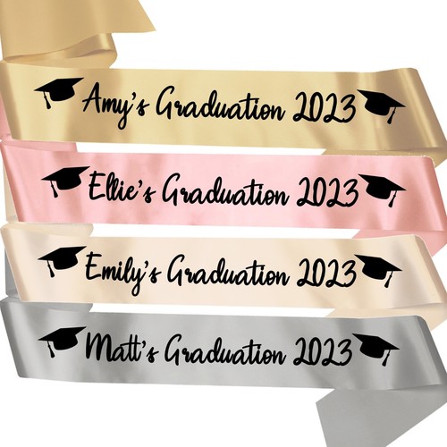 Personalised graduation sash - personalised,