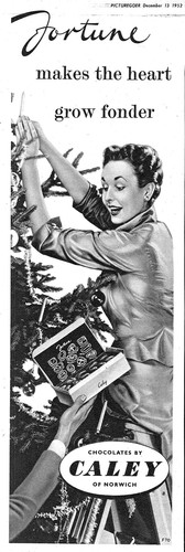 1952 advert for caley - for,