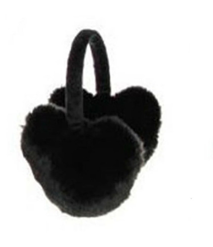 Fluffy winter earmuffs black - fluffy,