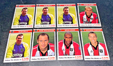 8 SHEFFIELD UNITED 1997/98 OFFICIAL PLAYER CARDS