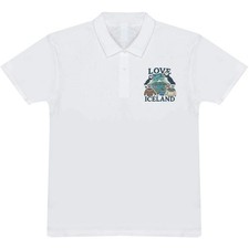 'Love Iceland' Adult Polo