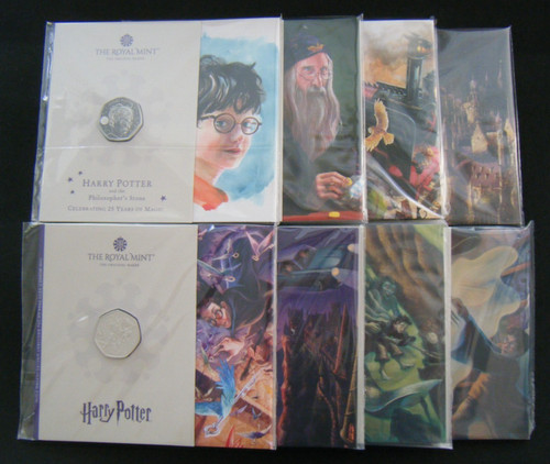 Harry potter 50p - potter, 8