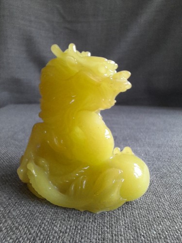 Carved jade coloured - carved,