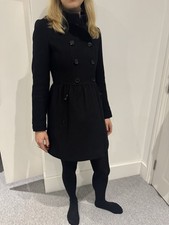 Burberry Black Wool Coat