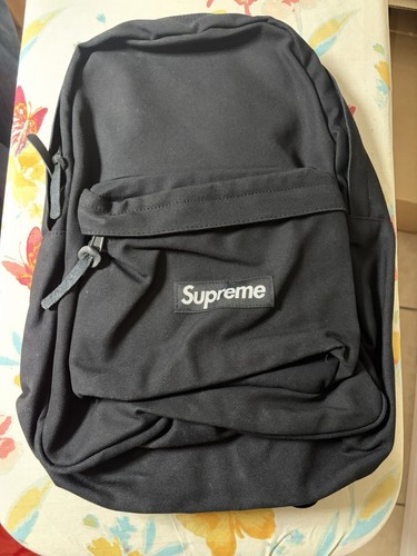Supreme fw18 black - supreme, canvas