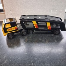 Tonka Toys Large Articulated Car Carrier Transporter Cab and Trailer. Ref 1