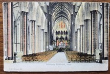 1905 Salisbury Cathedral, Nave