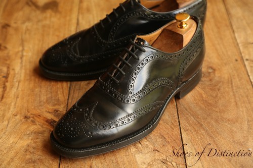 Church burwood black leather - burwood,