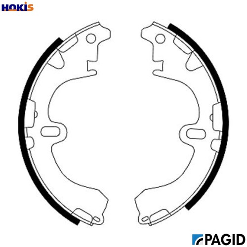 Brake shoe set - h8970n, for