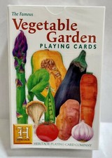 Vegetable Garden set of 52 playing cards + jokers
