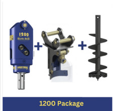 Auger Torque 1200 Earth Drill w/Double pin Hitch 1-2 Tonne