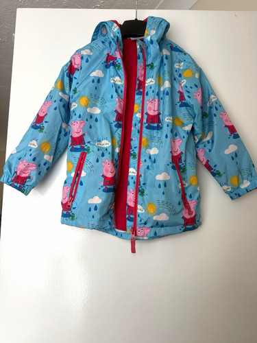 Peppa pig girls blue hooded - blue,
