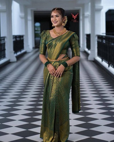 Traditional wear green soft - green,