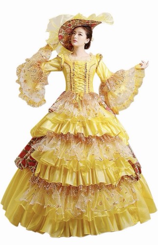 Victorian rococo ball gown - rococo,