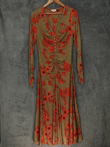 Jigsaw midi dress womens large - dress,