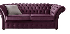 3 Seater Purple Luxury Velvet