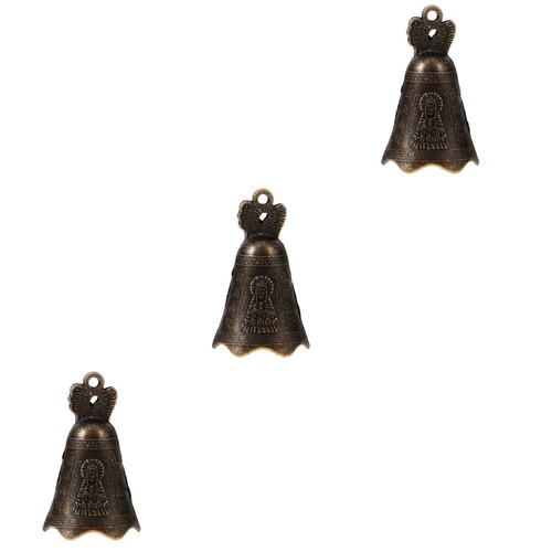 3pcs vintage copper bells for - 3pcs,