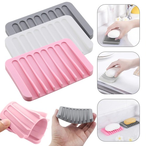 Silicone soap dish sponge - soap,