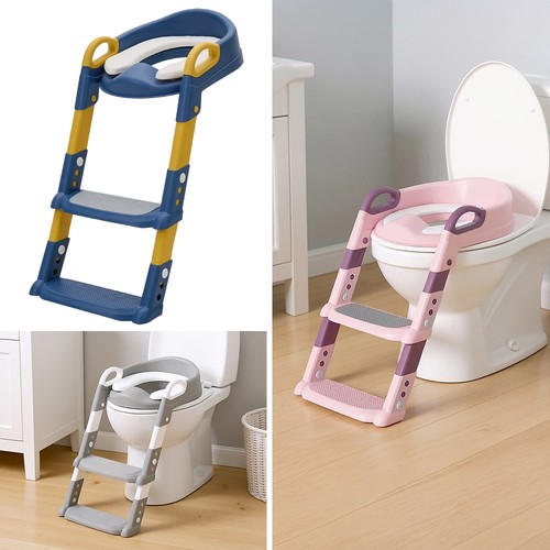 Children toilet seat ladder - children,