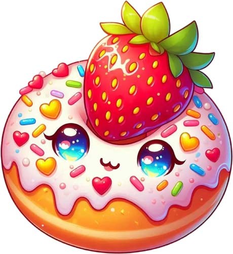 Valentine day donut wall - valentine's,