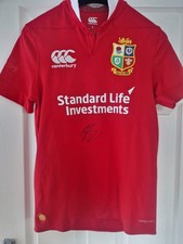 Dan Biggar Signed 2017 British And Irish Lions Rugby Shirt, Wales *PROOF + COA*
