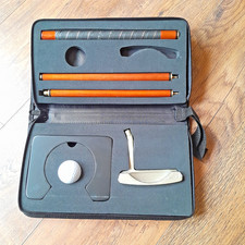 Unused! - Indoor Golf Putting Set - NEW!  4 Piece in Handy Travel Case 