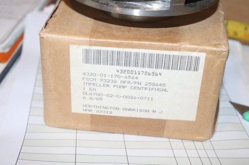 Nos worthington pump - nos, impeller