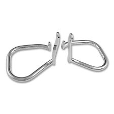 REAR CRASH BARS SADDLEBAG GUARDS - HARLEY DAVIDSON - Low Rider, Fat Boy - Chrome