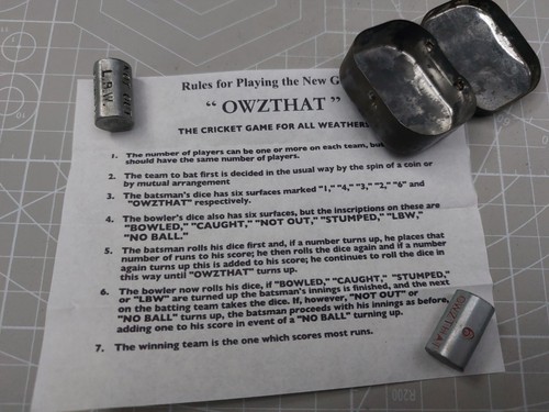 Vintage owzthat cricket game - cricket,