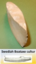 POLISHED THICK-BUTTED  AXE