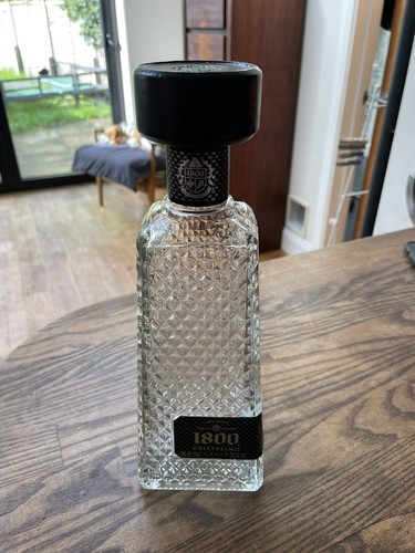 1800 cristalino tequila - cristalino, empty