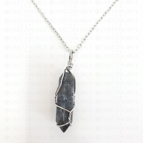 Natural quartz wire wrapped - quartz,