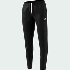 ADIDAS Womens Black Entrada 22 Training Tracksuit Pants Ladies XS 8 BNWT